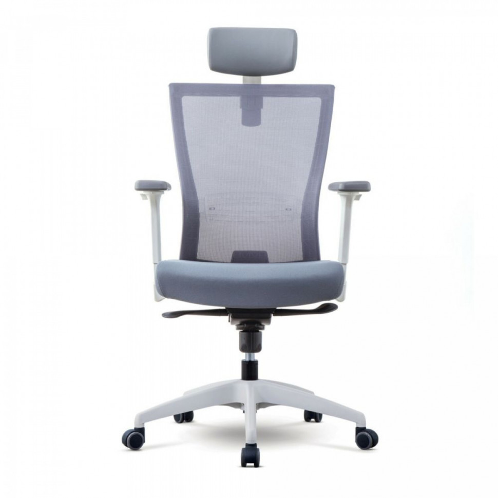 Эргономичное кресло для офиса SCHAIRS AIRE-101W, Цвет: серебряный