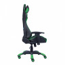 Кресло Everprof Lotus S9 Экокожа Зеленый/Черный