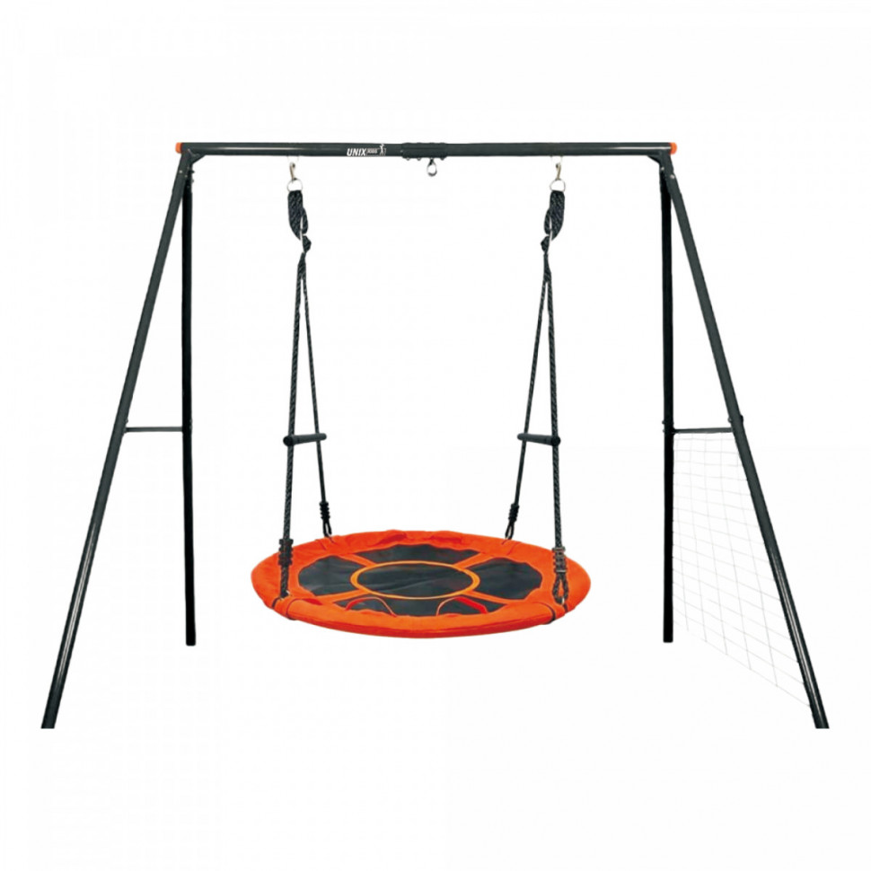 Качели уличные с воротами UNIX Kids 100 см Orange